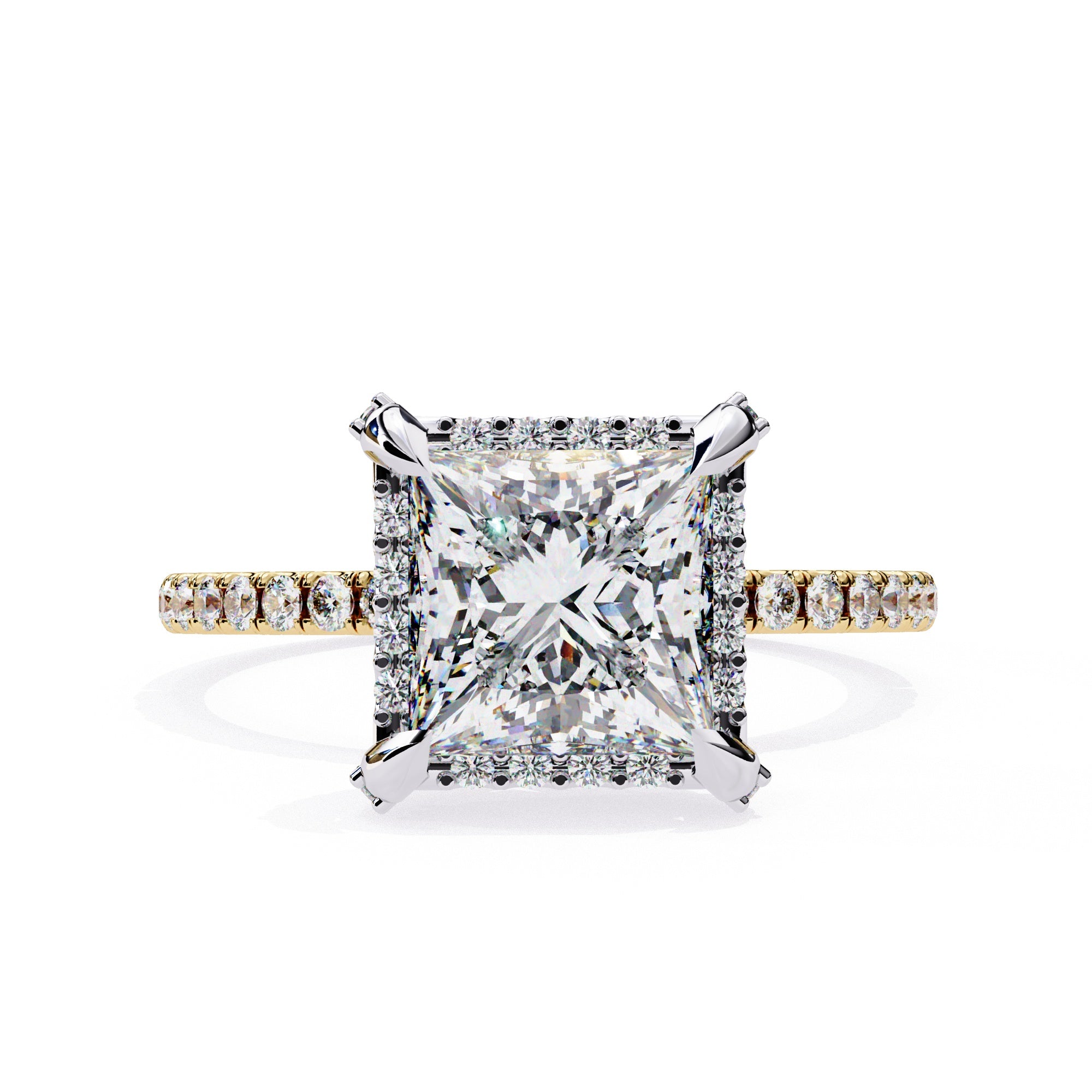 Elegant Central Stone Brilliance Diamond Ring
