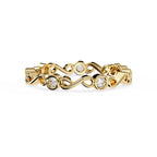 Elegant Diamond Side Stone Brilliance Ring