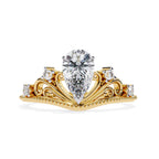 Elegant Radiance Central Stone Diamond Ring