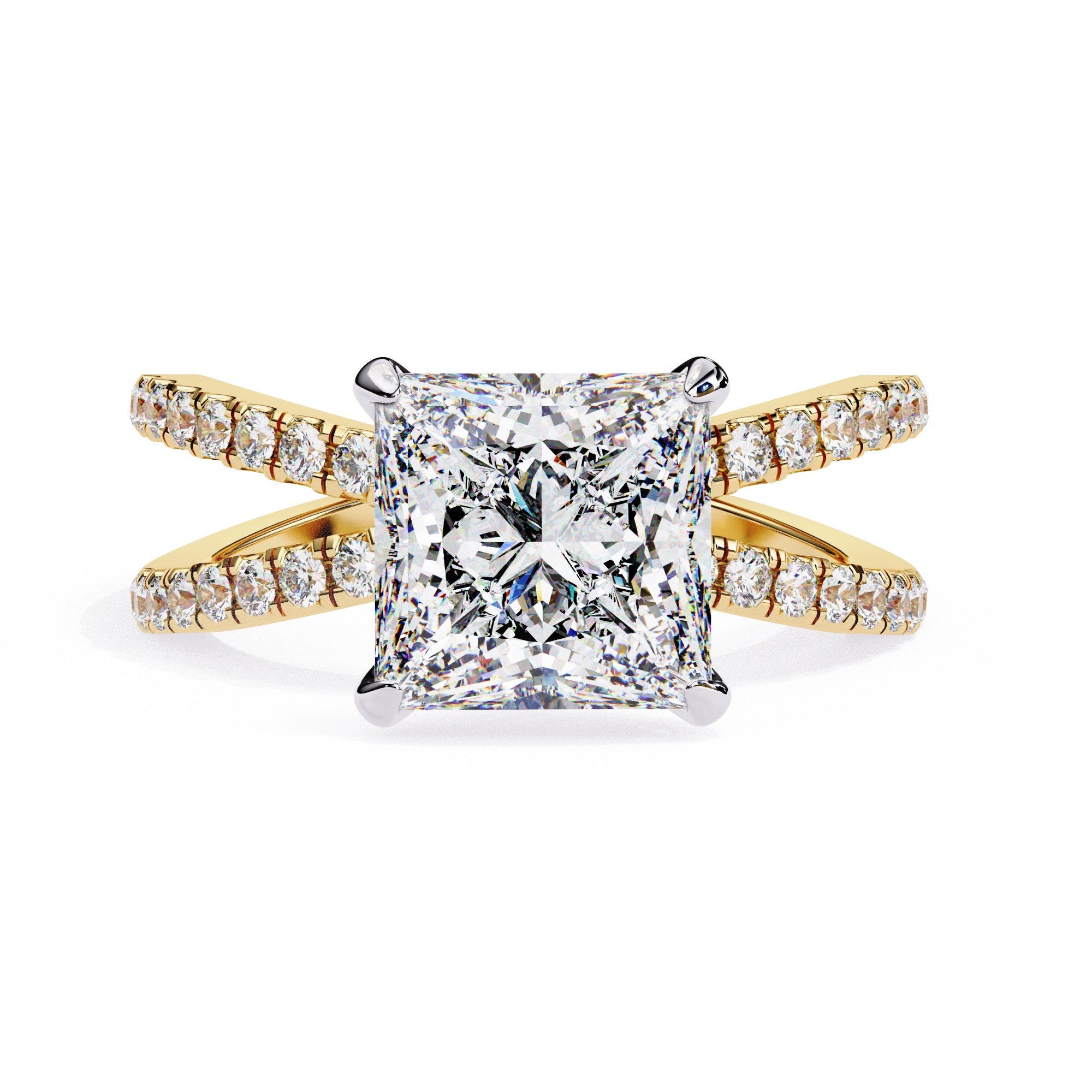 Elegant Central Stone Diamond Brilliance Ring