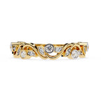Elegant Diamond Side Stone Brilliance Ring