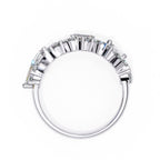 Radiant Brilliance Side Stone Diamond Ring