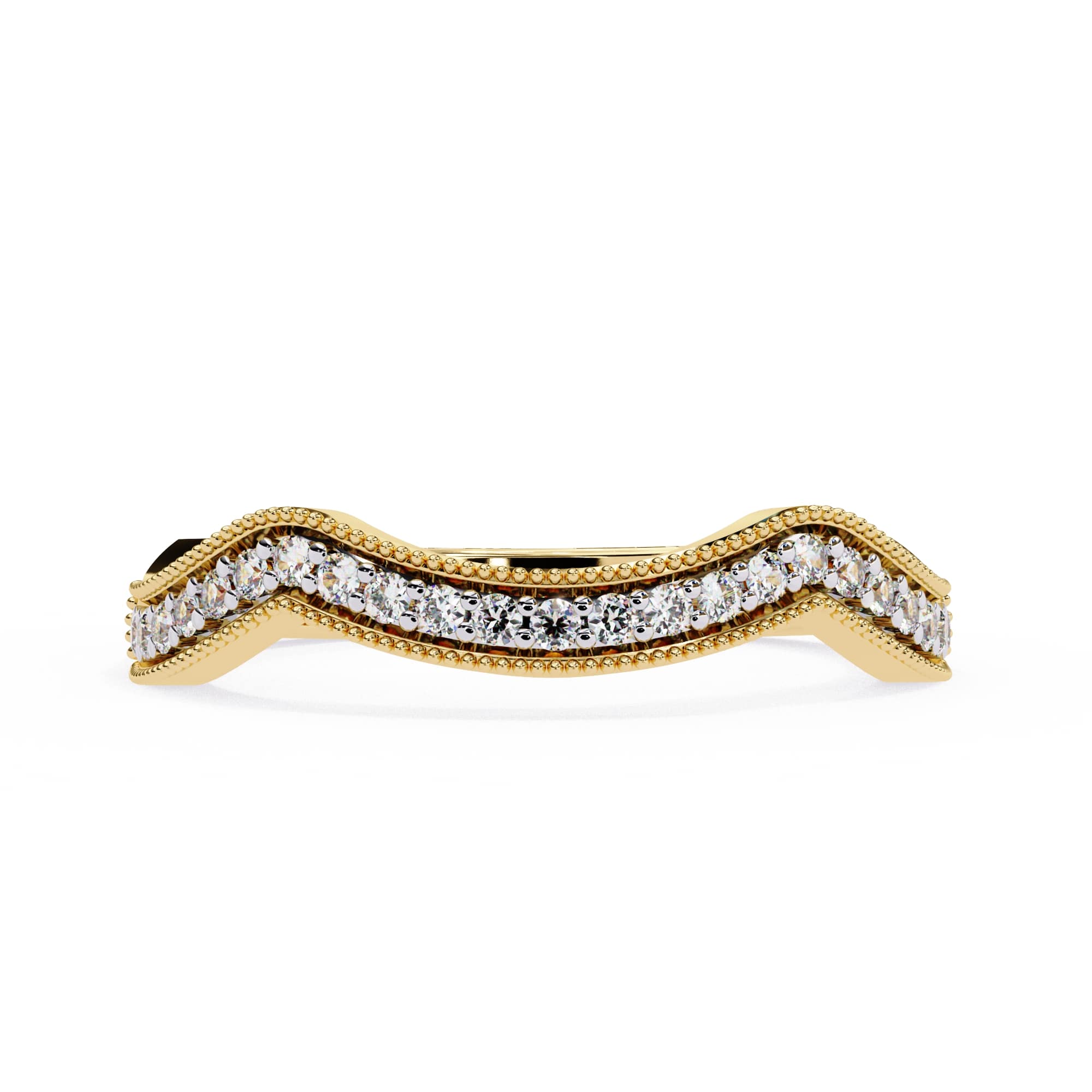 Elegant Diamond Side Stone Brilliance Ring