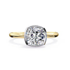Elegant Solitaire Central Stone Diamond Ring