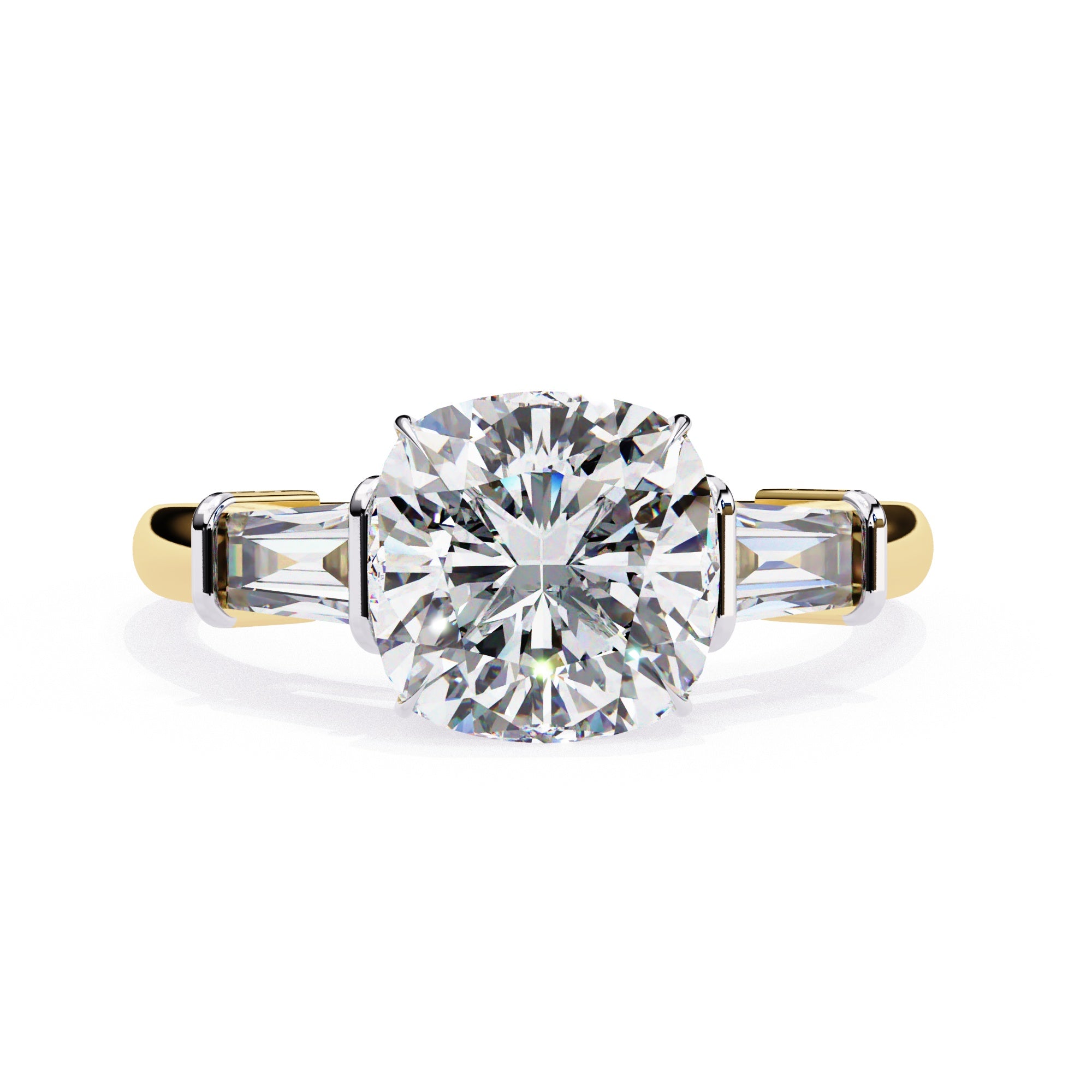 Elegant Solitaire Central Stone Brilliance Ring