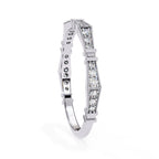 Elegant Diamond Side Stone Brilliance Ring