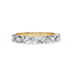 Radiant Diamond Side Stone Eternity Ring