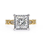 Elegant Diamond Side Stone Brilliance Ring