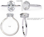 Elegant Diamond Side Stone Brilliance Ring