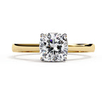 Elegant Central Stone Solitaire Ring
