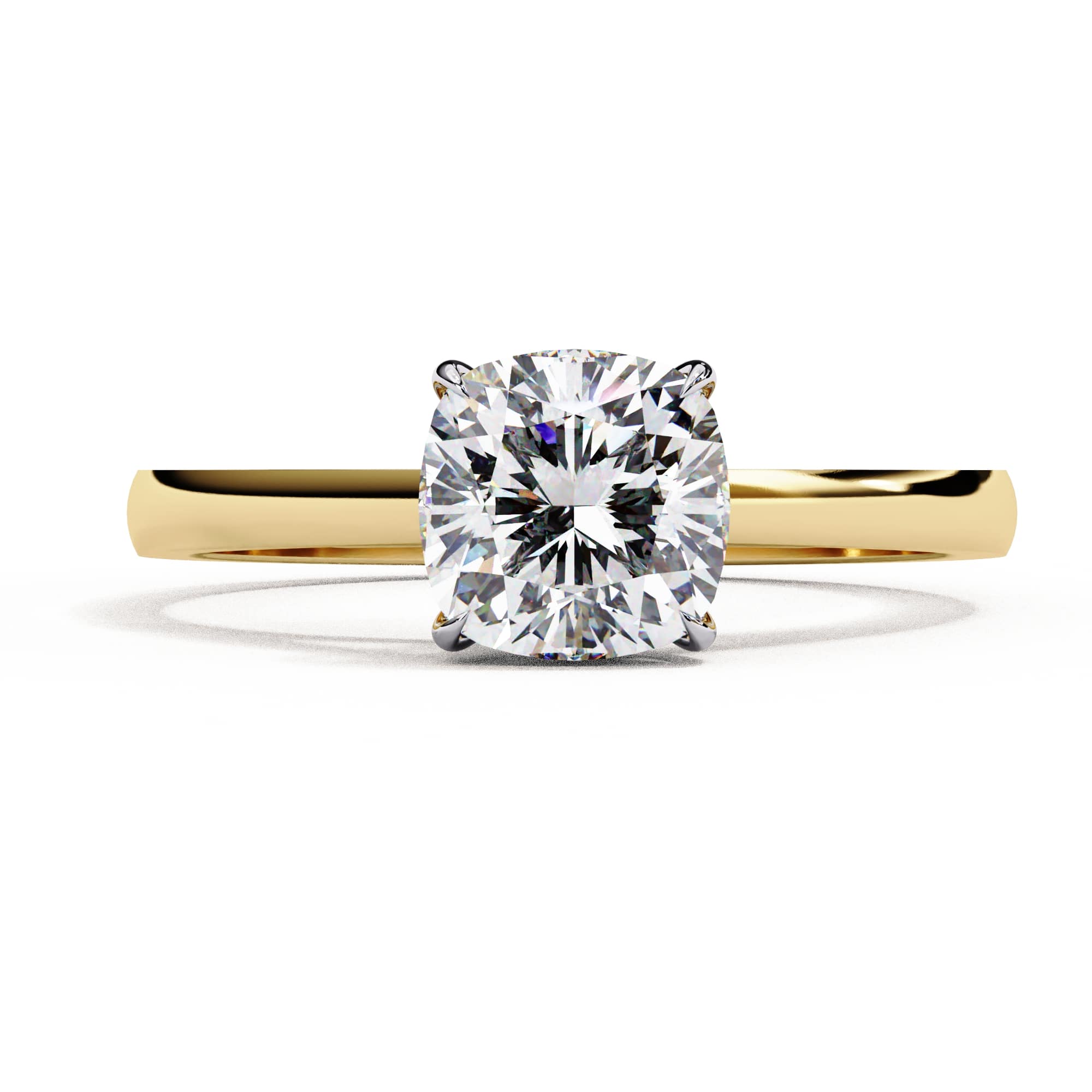 Elegant Central Stone Solitaire Ring