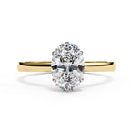Elegant Solitaire Central Stone Ring