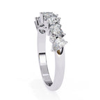 Elegant Diamond Side Stone Brilliance Ring