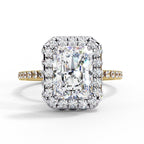 Elegant Diamond Side Stone Brilliance Ring