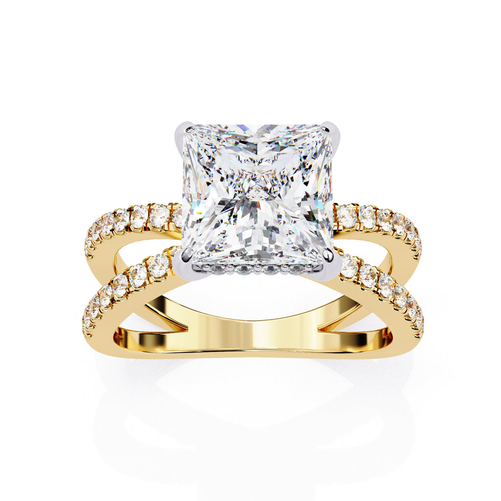 Elegant Central Stone Diamond Brilliance Ring