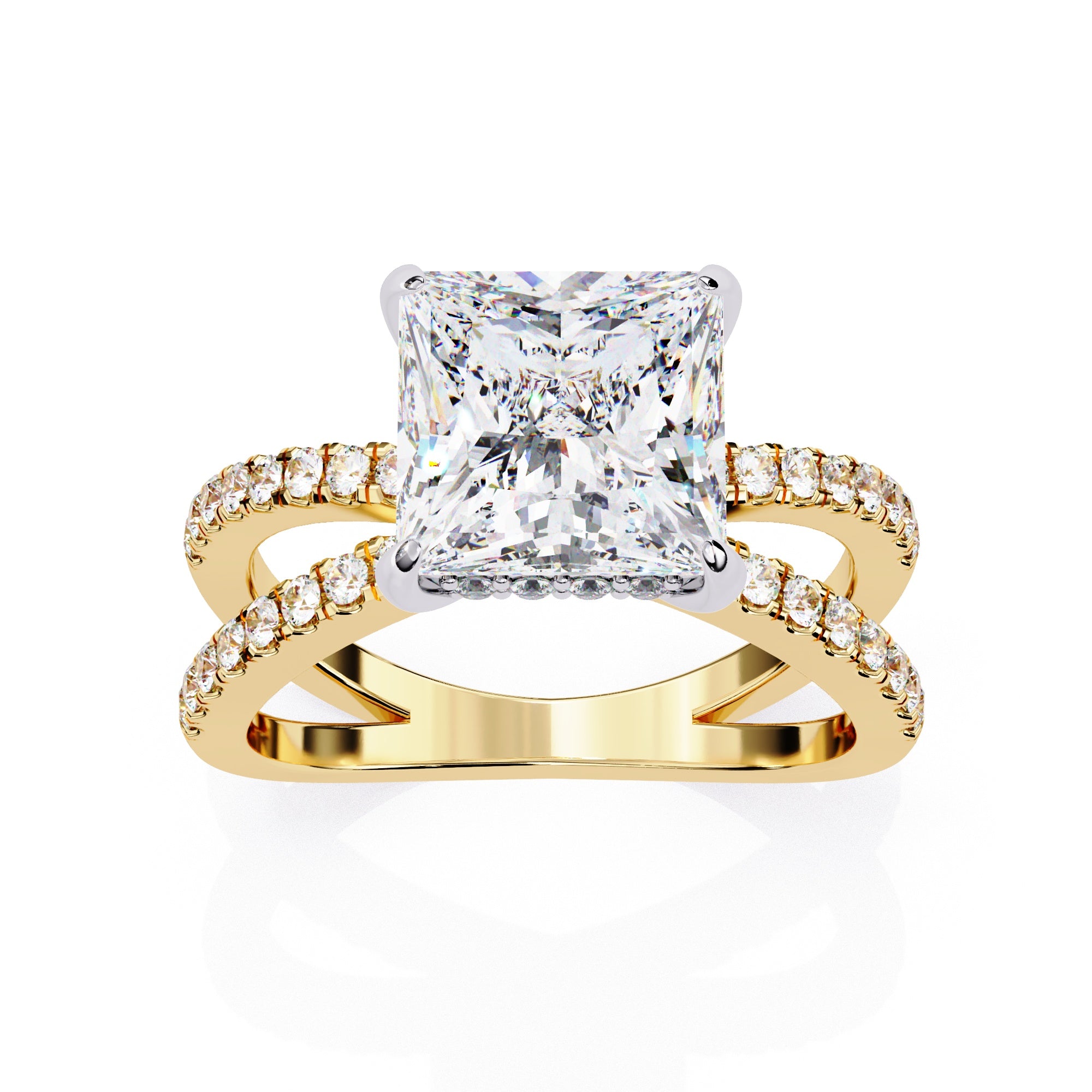 Elegant Central Stone Diamond Brilliance Ring
