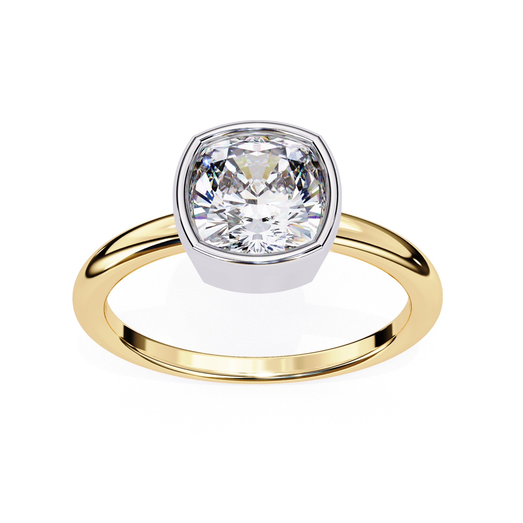 Elegant Solitaire Central Stone Diamond Ring