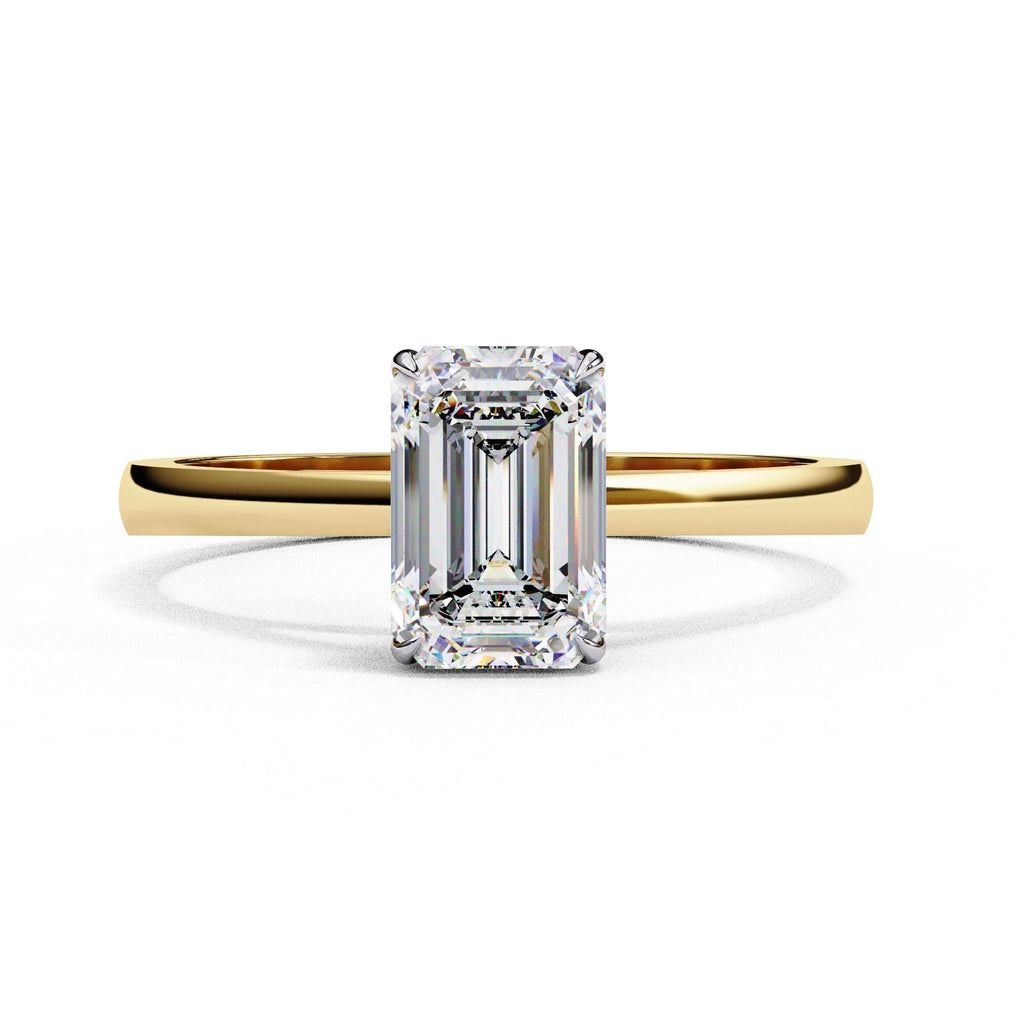 Elegant Solitaire Central Stone Ring