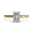 Elegant Solitaire Central Stone Ring