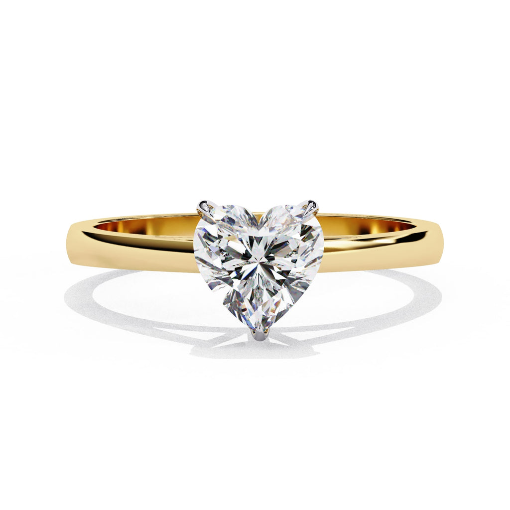 Elegant Solitaire Central Stone Diamond Ring