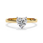 Elegant Solitaire Central Stone Diamond Ring