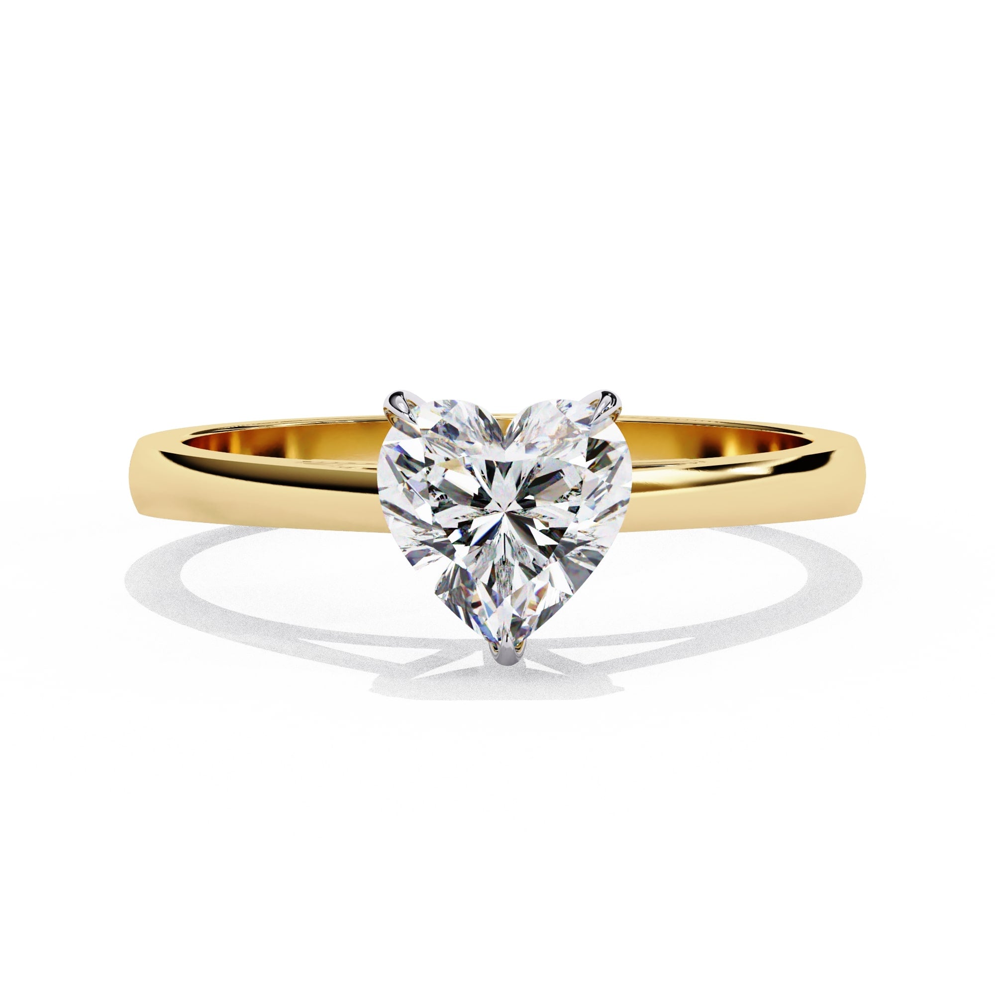 Elegant Solitaire Central Stone Diamond Ring