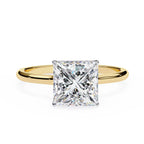 Elegant Central Stone Diamond Ring with Side Stone Brilliance