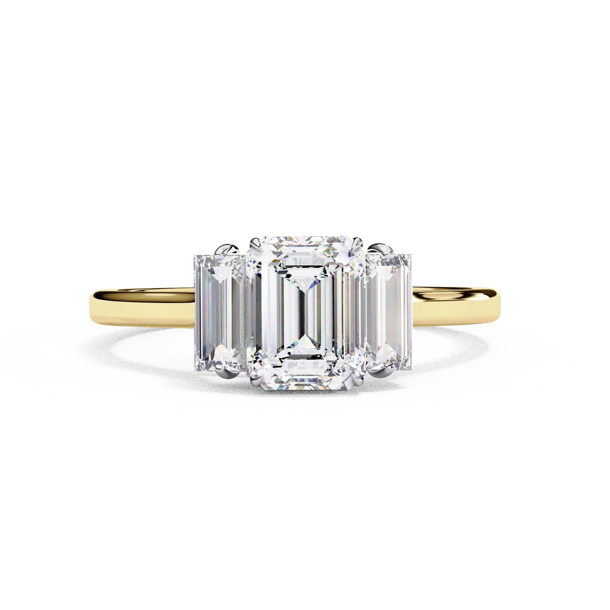 Elegant Multi Stone Central Brilliance Ring