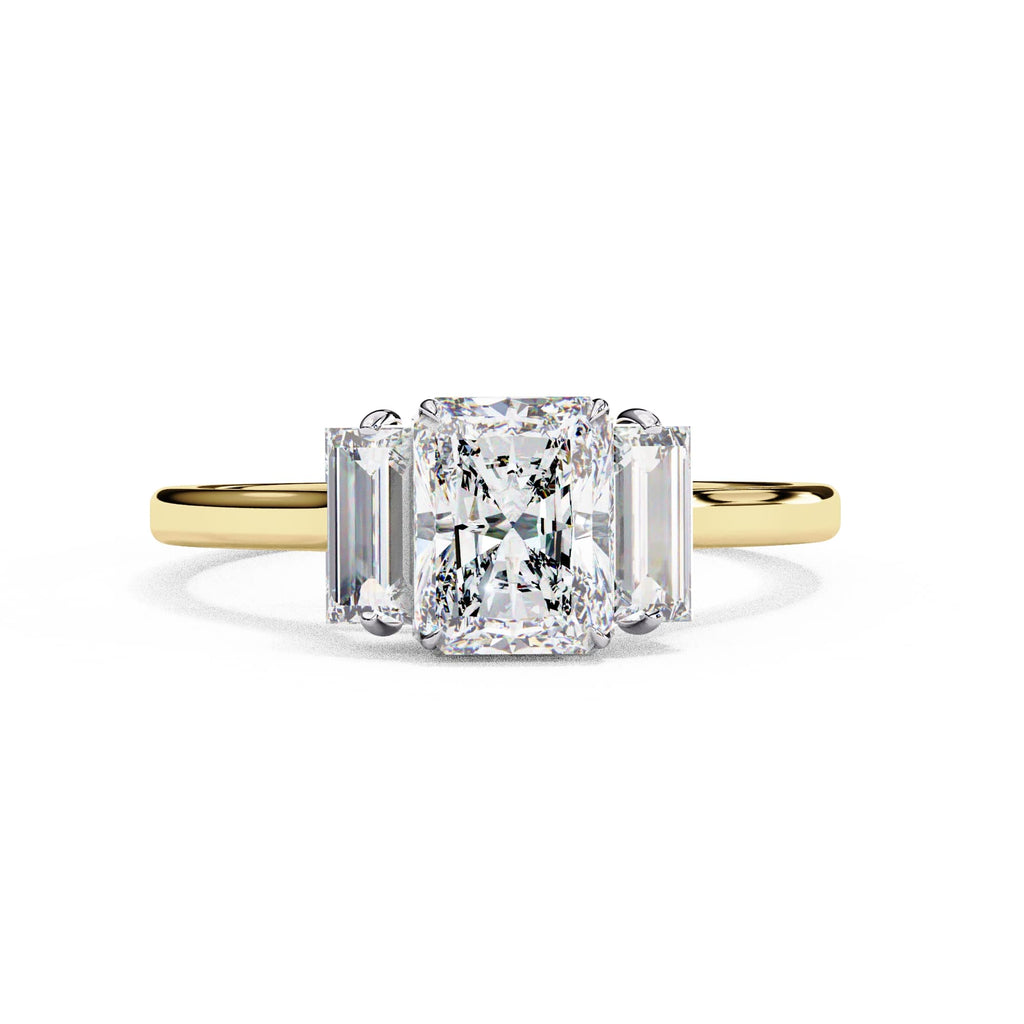 Elegant Multi-Stone Brilliance Central Cluster Ring