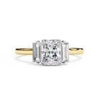Elegant Multi-Stone Brilliance Central Cluster Ring