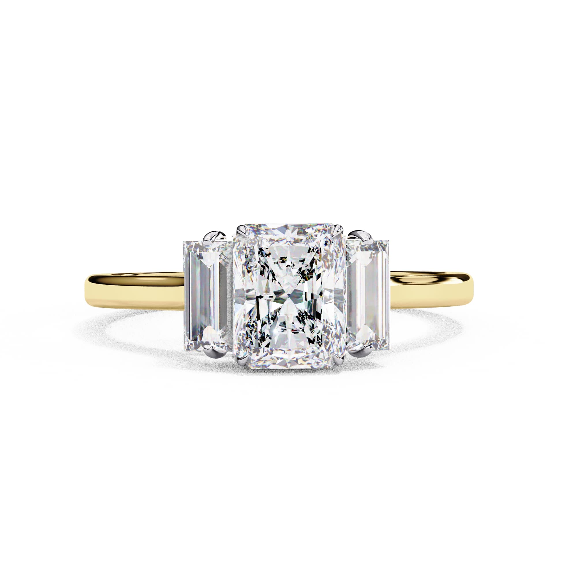 Elegant Multi-Stone Brilliance Central Cluster Ring