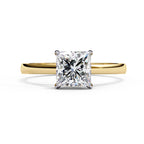 Elegant Solitaire Central Stone Ring
