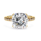 Elegant Diamond Side Stone Brilliance Ring