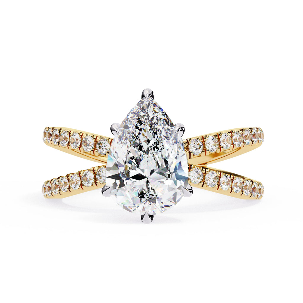 Elegant Brilliance Central Stone Diamond Ring
