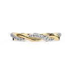 Elegant Diamond Side Stone Brilliance Ring