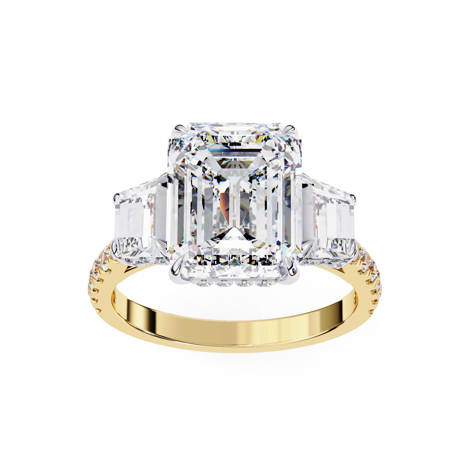 Elegant Central Stone Brilliance Diamond Ring