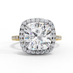 Elegant Diamond Side Stone Brilliance Ring