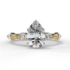 Radiant Brilliance Central Stone Diamond Ring