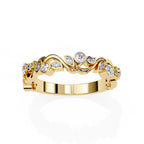 Elegant Diamond Side Stone Brilliance Ring
