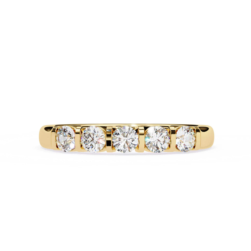 Radiant Side Stone Brilliance Ring