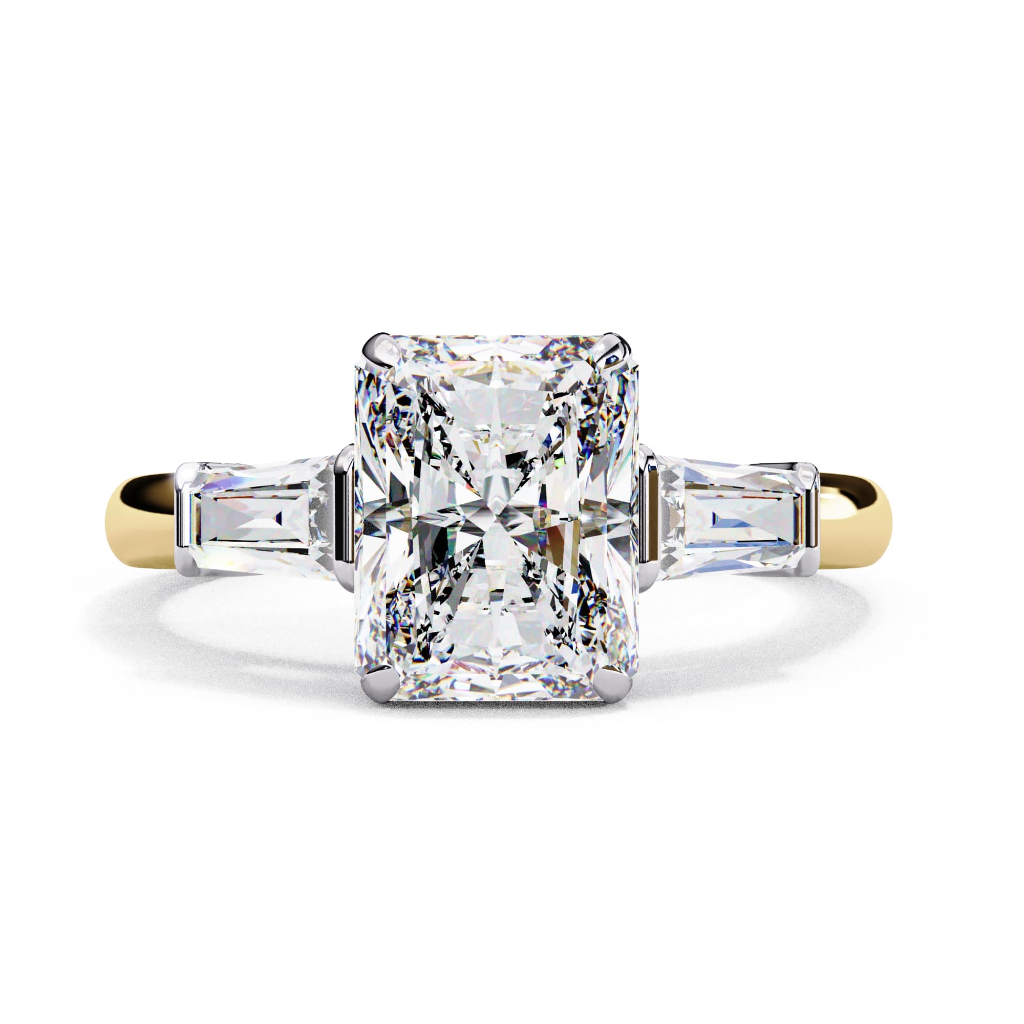Elegant Multi-Stone Central Radiance Ring