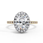 Elegant Diamond Side Stone Brilliance Ring
