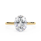 Elegant Diamond Side Stone Brilliance Ring