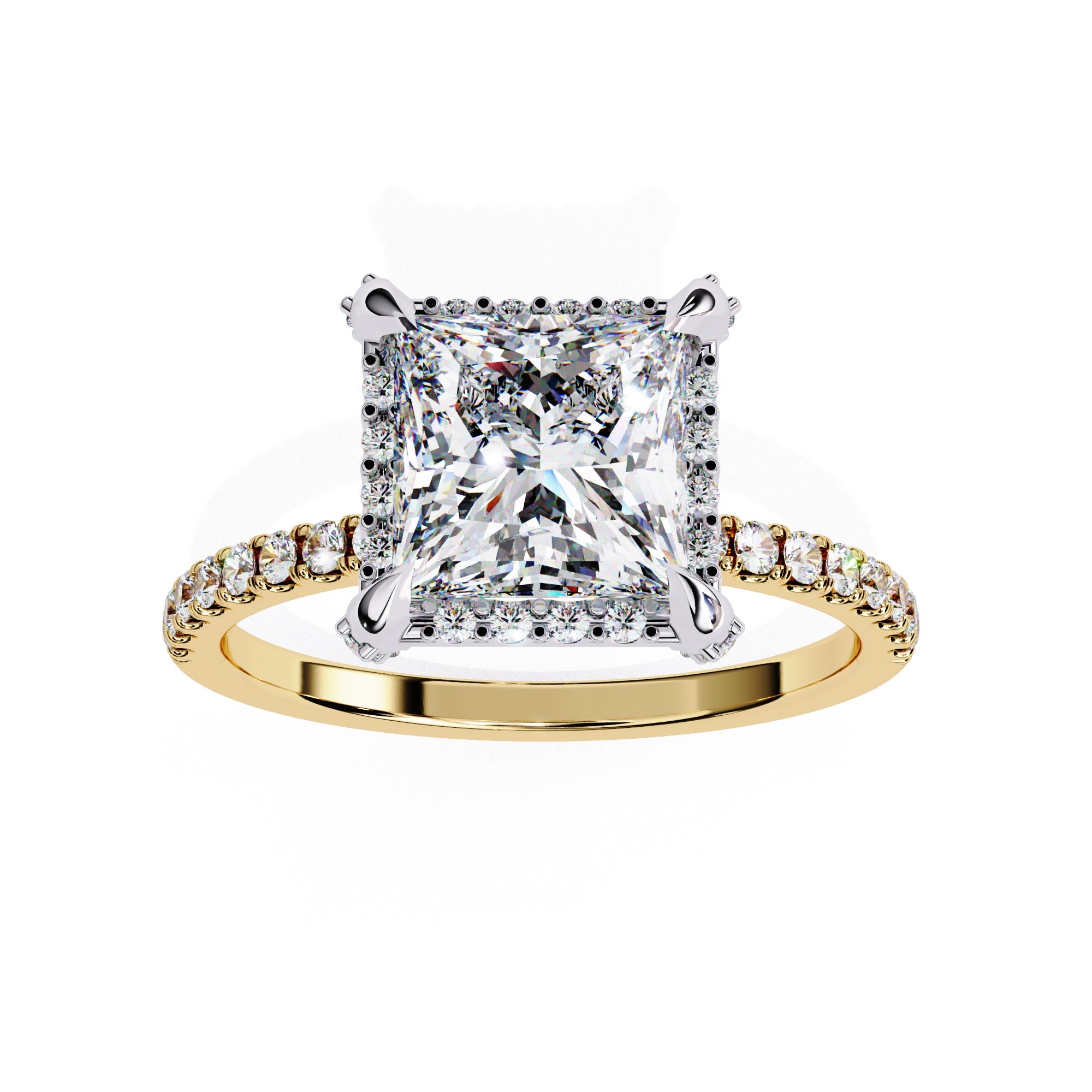 Elegant Central Stone Brilliance Diamond Ring