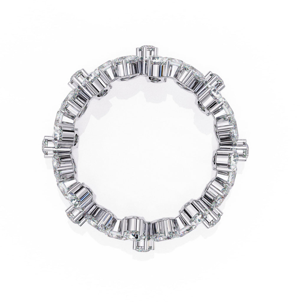 Elegant Diamond Side Stone Brilliance Ring
