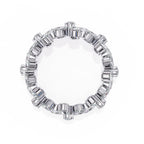 Elegant Diamond Side Stone Brilliance Ring