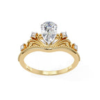Elegant Radiance Central Stone Diamond Ring