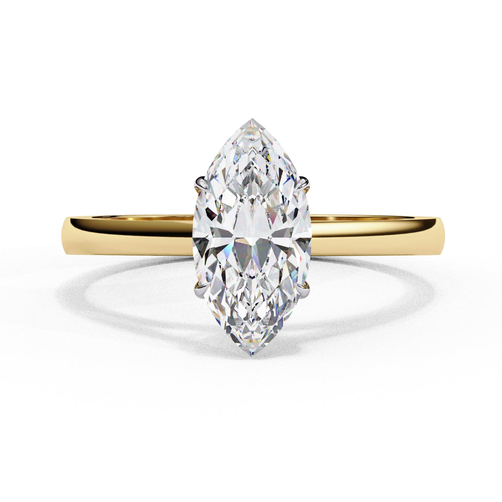 Elegant Central Stone Solitaire Ring