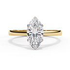 Elegant Central Stone Solitaire Ring
