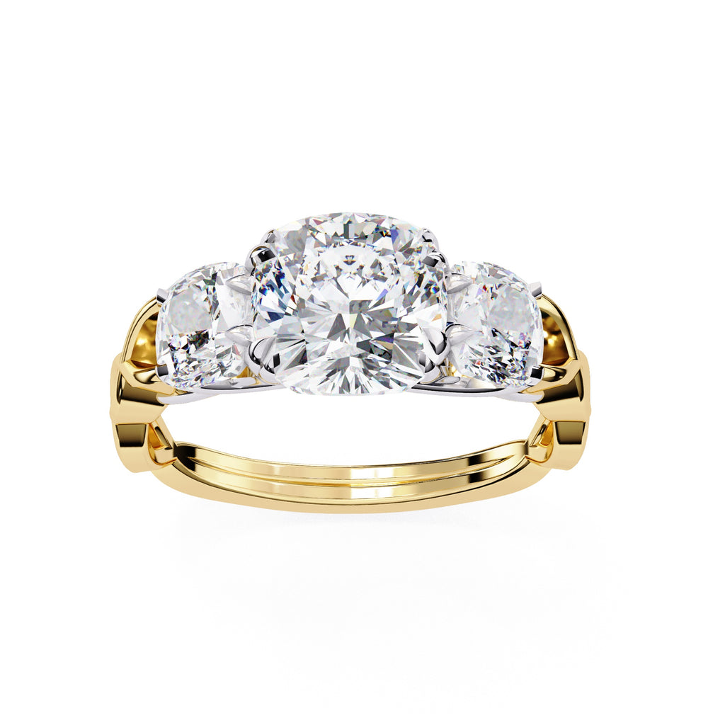 Elegant Central Stone Solitaire Ring